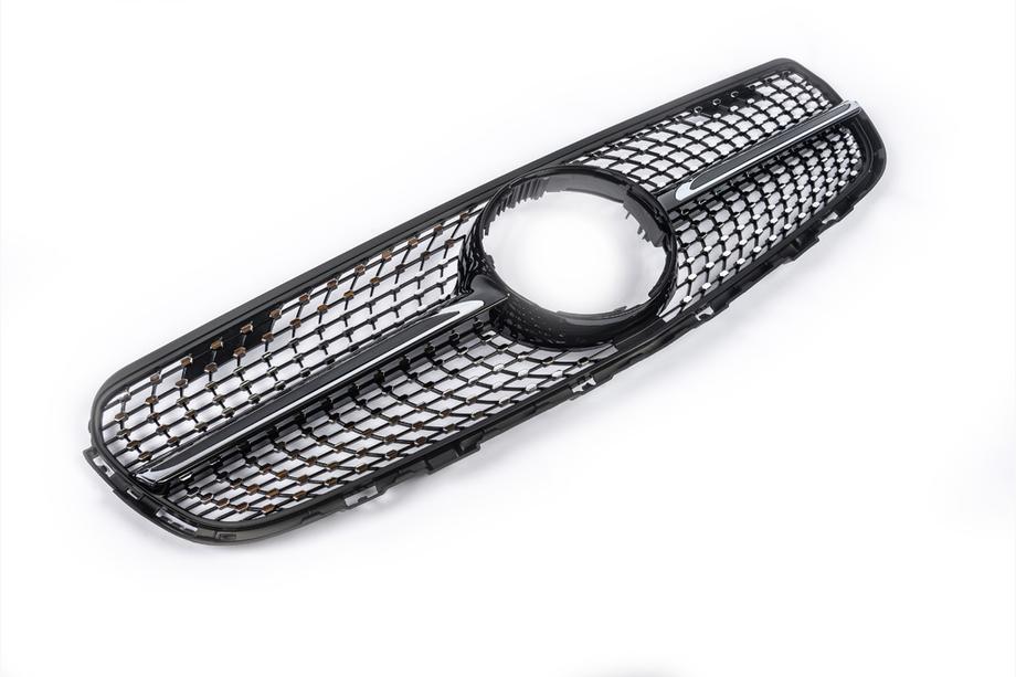 Mercedes GLC X253 2015-2022 Frontgrill Diamond Black (2015-2019) Ohne Kameravorbereitung Foto 4