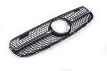 Mercedes GLC coupe C253 2016-2023 Frontgrill Diamond Black (2015-2019) Mit Kameravorbereitung Foto 4