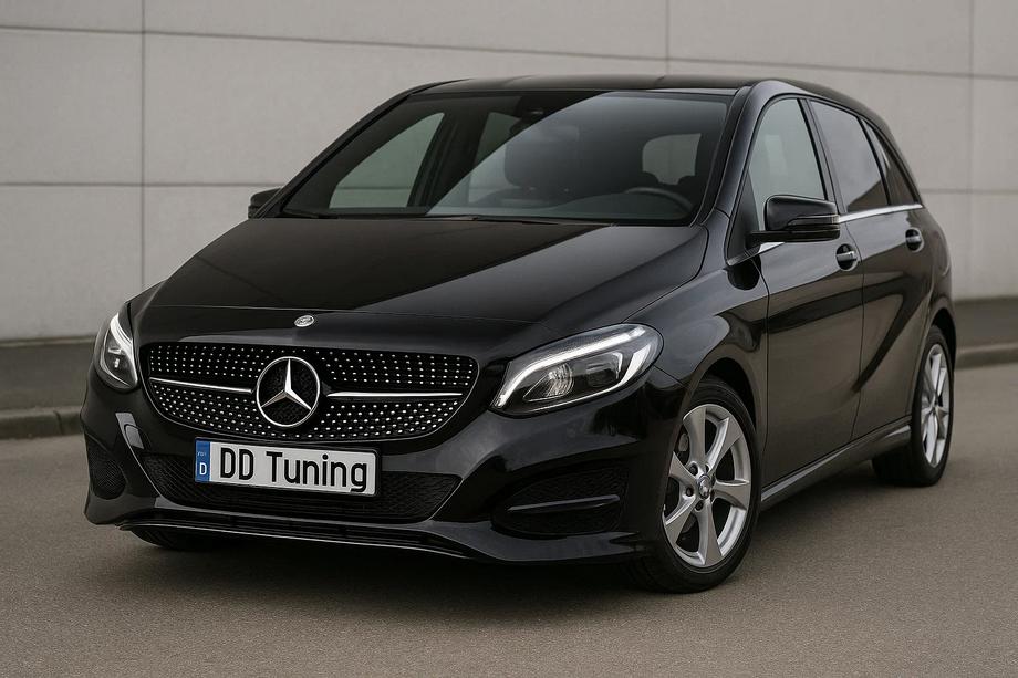 Mercedes B-class W246 2011-2018 Frontgrill Diamond Black (2015-2018) Image