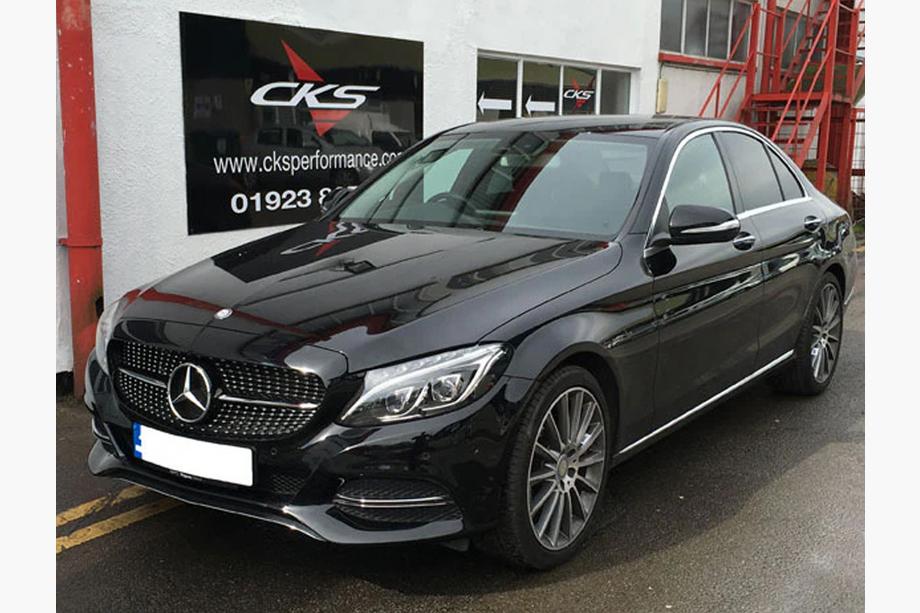 Mercedes C-class W205 2014-2021 Frontgrill Diamond Silber (für Avantgarde/AMG-Line/C43 AMG) 2018+, ohne Kamera Foto 14