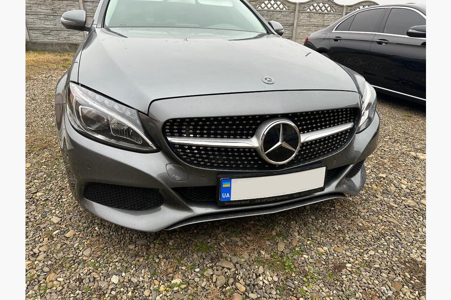 Mercedes C-class W205 2014-2021 Frontgrill Diamond Silber (für Avantgarde/AMG-Line/C43 AMG) 2018+, ohne Kamera Foto 2