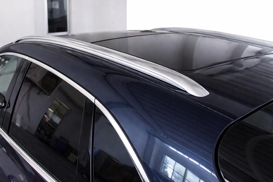 Porsche Macan 2014-2024 Integrierte Dachreling grau OEM (Aluminium, Montage mit Kleber) Image