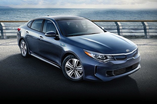 Übersicht der Kia Optima Hybrid 2017-Jahre