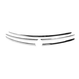Chrom Kühlergrill Blenden (5 Stk., Edelstahl) Mercedes ML W164 2005-2011 Foto 2