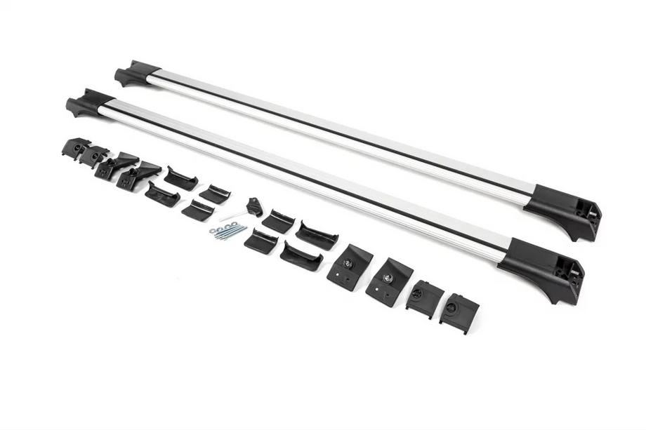 BMW X5 E53 1999–2006 Dachträger für Reling ohne Schloss Flybar V1 (2 Stk) bis 140 cm, schwarz Foto 4