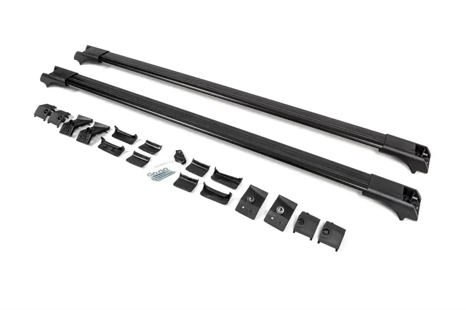 BMW X5 E53 1999–2006 Dachträger für Reling ohne Schloss Flybar V1 (2 Stk) bis 110 cm, schwarz Foto 8