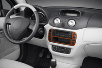 Citroen C-3 2002-2009 Armaturenbrett Abdeckungen (2001-2004) Holz Foto 1
