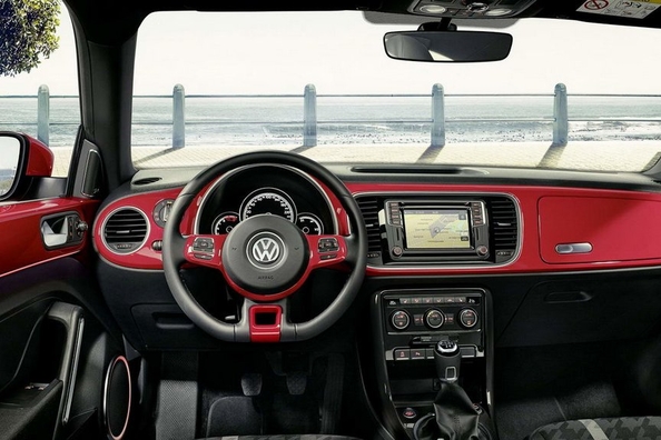 Der neue Volkswagen Beetle wird über Elektro-und Heckantrieb Foto 3