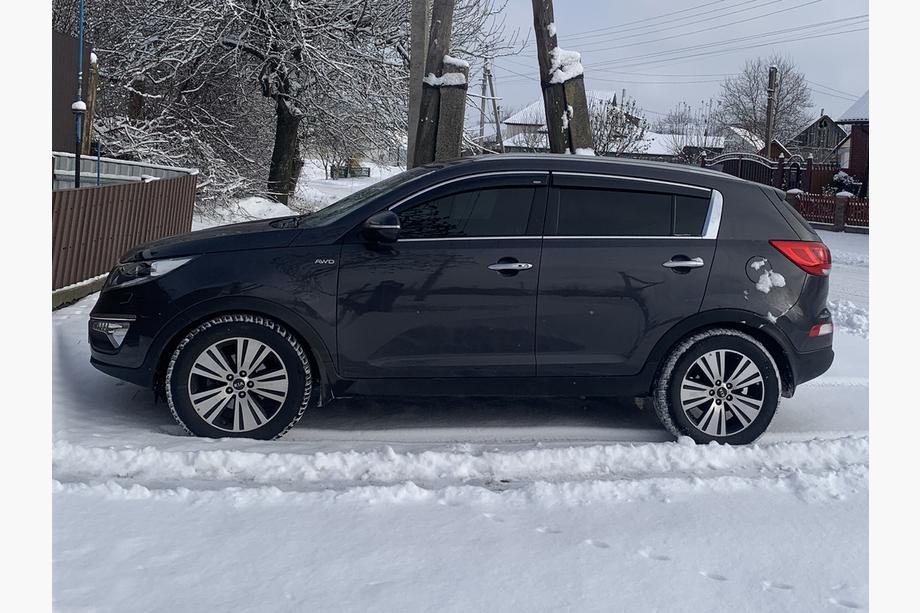 Kia Sportage 2010-2015 Windabweiser mit Chromleiste (4 Stk, Niken) Foto 1