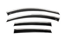 Chevrolet Captiva 2006-2019 Windabweiser mit Chromleiste (4 Stk, Niken) Foto 9