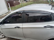 Hyundai Accent 2011-2017 Windabweiser mit Chromleiste SD (4 Stk, Niken) Foto 1