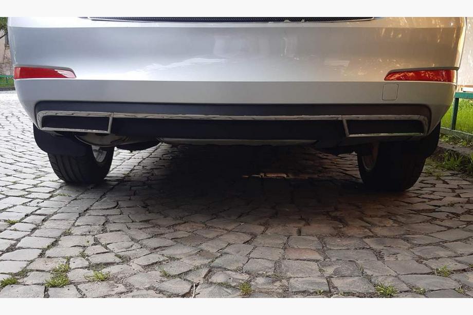 Skoda Octavia III A7 2013-2019 Heckdiffusor-Umrandung (2013-2017, Edelstahl) OmsaLine - Italienischer Edelstahl Foto 6