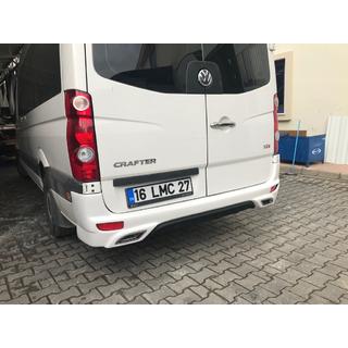 Heckstoßstangenabdeckung V2 (grundiert zum Lackieren) Mercedes Sprinter W906 2006–2018 Foto 1
