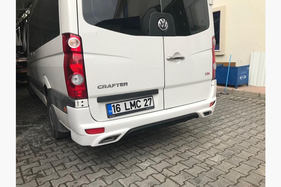 Volkswagen Crafter 2006-2016 Heckstoßstangenabdeckung V2 (grundiert zum Lackieren) Foto 3