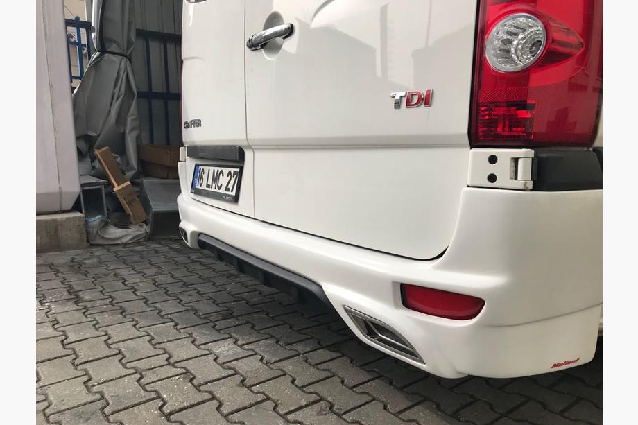 Volkswagen Crafter 2006-2016 Heckstoßstangenabdeckung V2 (grundiert zum Lackieren) Foto 2