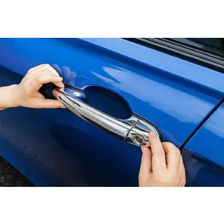Chrom Türgriffblenden (4 Stk, Edelstahl) BMW 5 Series E60/E61 2003-2010 Foto 3