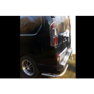 Hintere Eckschutzrohre (2 Stk., Edelstahl) Renault Trafic 2015- Foto 2