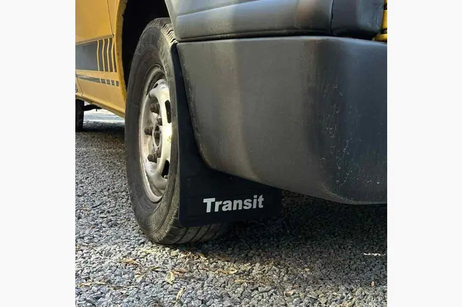 Ford Transit 2000–2014 Hintere passgenaue Schmutzfänger (2 Stk) Gerade Image