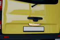 Opel Vivaro 2001–2015 Chromleiste über dem Kennzeichen (unten, Edelstahl) Foto 1