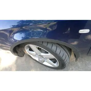 Radlaufverbreiterungen (4 Stk, schwarz) Audi A6 C5 1997-2001 Foto 3