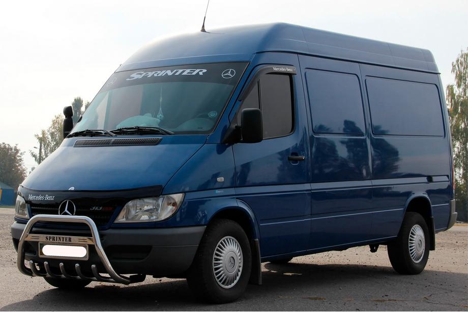 Mercedes Sprinter W901/902/903/904/905 1995–2006 Frontbügel WT004 (Edelstahl) 1995-2000 Foto 2