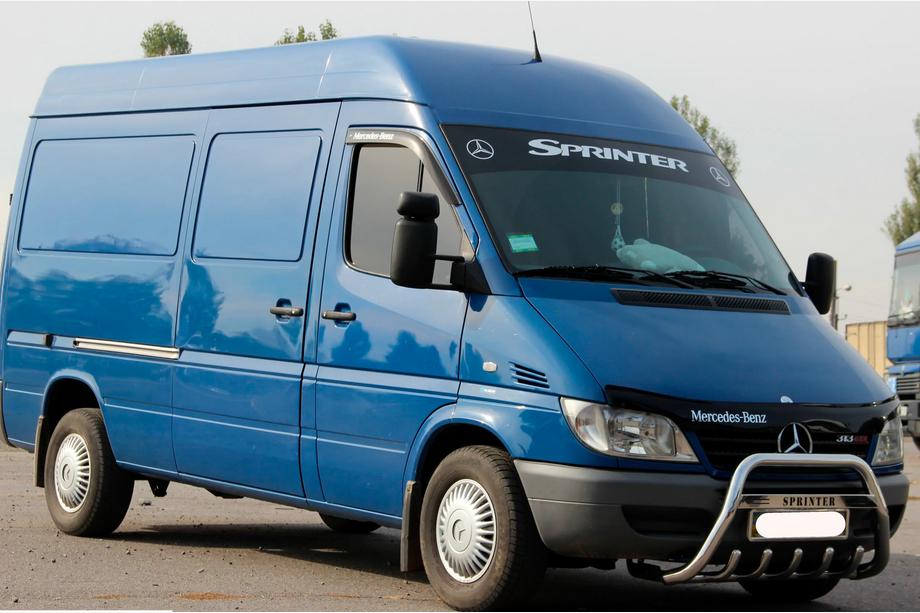 Mercedes Sprinter W901/902/903/904/905 1995–2006 Frontbügel WT004 (Edelstahl) 1995-2000 Foto 4