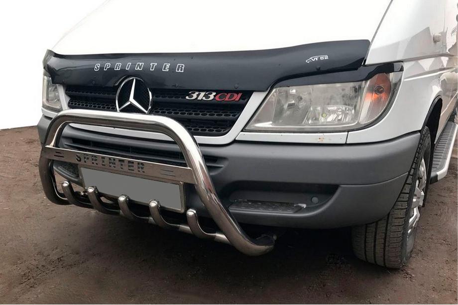 Mercedes Sprinter W901/902/903/904/905 1995–2006 Frontbügel WT004 (Edelstahl) 1995-2000 Foto 5