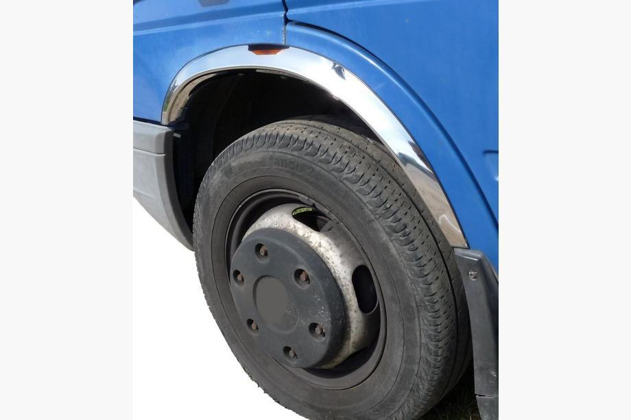 Mercedes Sprinter W901/902/903/904/905 1995–2006 Radlaufleisten Edelstahl (4 Stk) Foto 3
