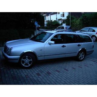 Radlaufverkleidungen (4 Stk, Edelstahl) Mercedes E-сlass W210 1995-2002 Foto 4
