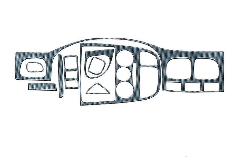 Kia Rio 2000-2005 Armaturenbrett Abdeckungen (2000-2002) Holz Image