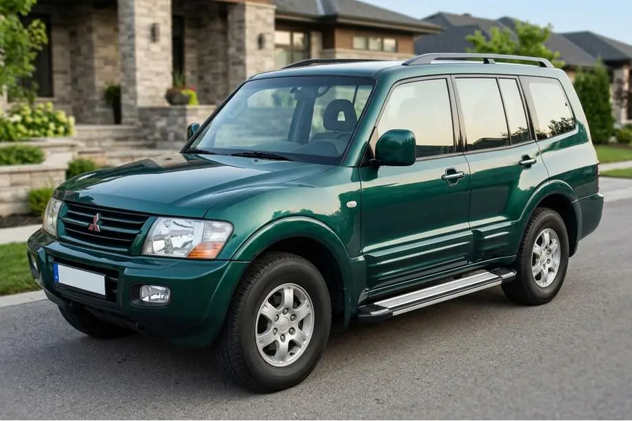 Mitsubishi Pajero Wagon III 1999-2006 Trittbretter Rainbow (2 Stk., Aluminium) Image