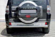 Mitsubishi Pajero Wagon III 1999-2006 Heckbügel AK002 (Edelstahl) Foto 1