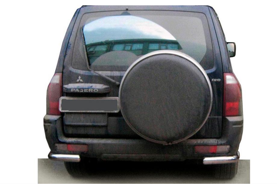 Mitsubishi Pajero Wagon III 1999-2006 Heckbügel AK003 (Edelstahl) Image