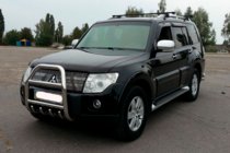 Mitsubishi Pajero Wagon III 1999-2006 Frontbügel QT007 (Edelstahl) Foto 2