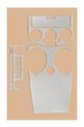 Mitsubishi Colt 2004-2012 Armaturenbrett Abdeckungen (2004-2007) Foto 2