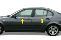 BMW 3 Series E46 1998-2006 Fensterzierleisten Edelstahl Foto 2