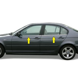 Fensterzierleisten Edelstahl BMW 3 Series E46 1998-2006 Foto 2