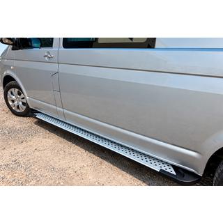 Trittbretter X5-Typ (2 Stk., Aluminium) Volkswagen T5 Caravelle 2004-2010 Foto 3