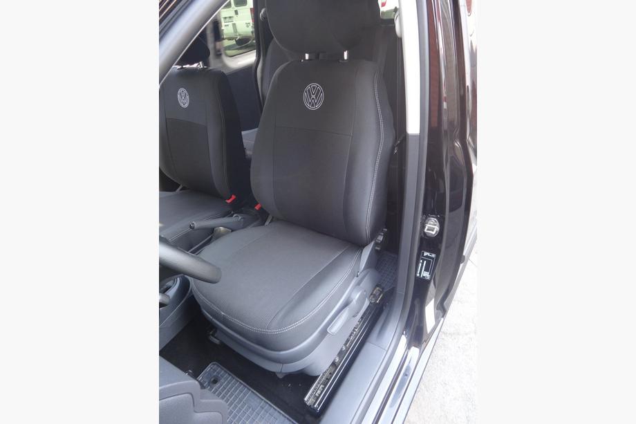 Volkswagen Caddy 2004-2010 Autositzbezüge (Stoff, Classik) Kompletter Innenraum (7 Sitze) Foto 4