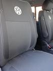 Volkswagen T5 Caravelle 2004-2010 Autositzbezüge (Kunstleder und Stoff, Premium) Komplettset Innenraum und Vordersitze (1+1) Foto 11