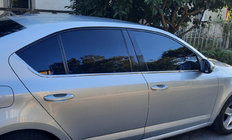 Skoda Octavia III A7 2013-2019 Fensterrahmen Abdeckung (6 Stk, Edelstahl) Foto 8