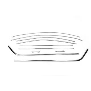 Komplette Fensterumrandung Edelstahl (10-tlg) Skoda Octavia III A7 2013-2019 Foto 4