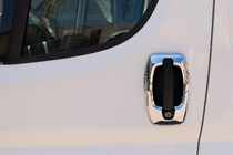 Fiat Ducato 2006-2025 Chrom Türgriffblenden (Edelstahl) Abdeckungen um die Türgriffe (4-teilig) Foto 2