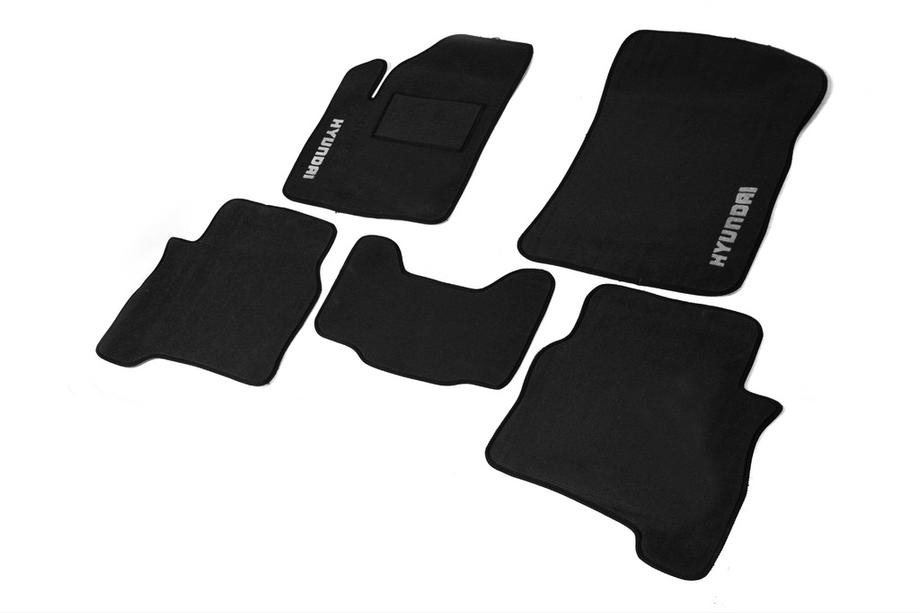Hyundai Santa Fe 2 2006-2012 Textil Fußmatten Innenraum (Saek) Foto 2