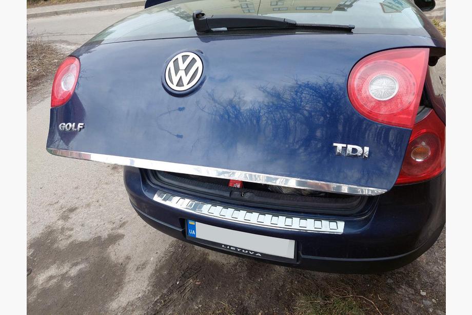 Volkswagen Golf 5 2003-2009 Kofferraumleiste Edelstahl Carmos - Türkischer Edelstahl Foto 3