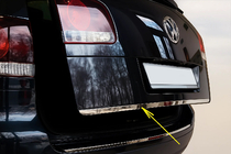 Volkswagen Touareg 2002–2010 Chromleiste Kofferraumdeckel Foto 1