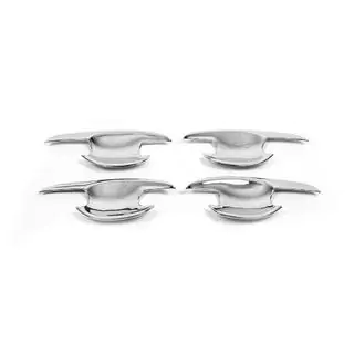 Chrom Türgriffschalen mit Blütenblättern (4 Stk, Kunststoff) Mazda 6 2008-2012 Foto 2