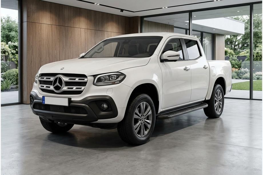 Mercedes X class 2017-2020 Seitenschweller Tayga Black V1 (2 Stk., Aluminium) Foto 1