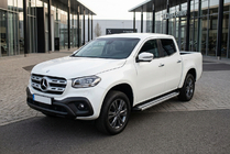 Mercedes X class 2017-2020 Trittbretter Maya V4 (2 Stk., Aluminium) Foto 1