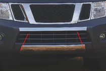 Nissan Pathfinder R51 2005-2014 Edelstahl Abdeckung für vordere Stoßstange Foto 1
